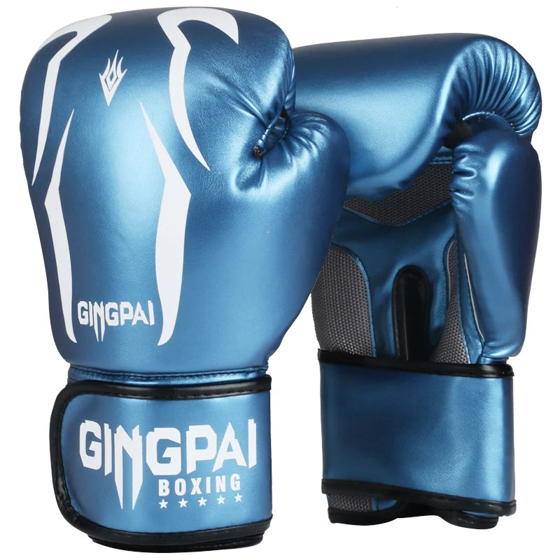 6 8 10 12 OZ Adults Kids Women/Men Boxing Gloves PU Leather MMA Muay Thai Fashionable Boxe De Luva Mitts Sanda GYM Equipments