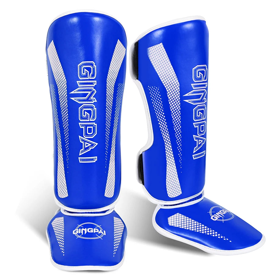 Shin Guards Muay Thai MMA Kickboxing Instep Guard Sparring Protective Leg Shin Pads Boxing Protective Gear Leg Foot Protector