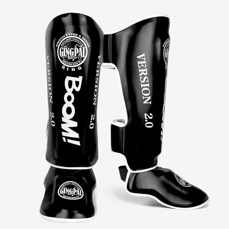 Children Adults Kickboxing Boxing Muay Thai Boxing Shin Guards Ankle Foot Protection Shield Martial Arts Training Equipment