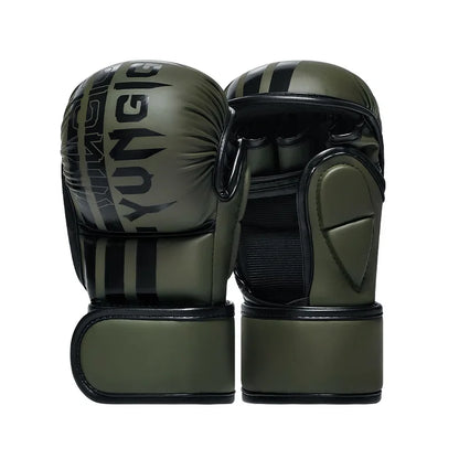 Boxing Gloves Open Palm Training Gloves for MMA Sparring Combat Sports Kickboxing Heavy Bag Workouts Hand Wrist Protection