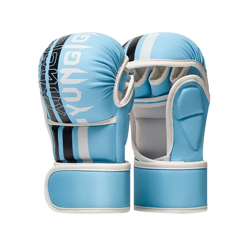 Boxing Gloves Open Palm Training Gloves for MMA Sparring Combat Sports Kickboxing Heavy Bag Workouts Hand Wrist Protection