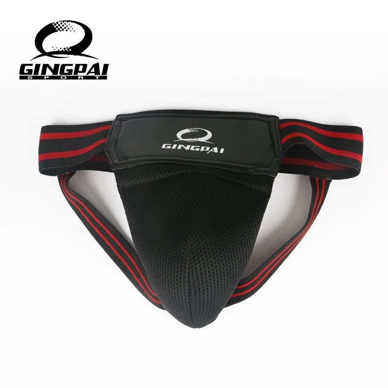 Hot Sale Adult Male Red MMA Crotch Protector TKD Karate Groin Guard Child Men Groin Protector Kick Boxing Protection Jockstrap