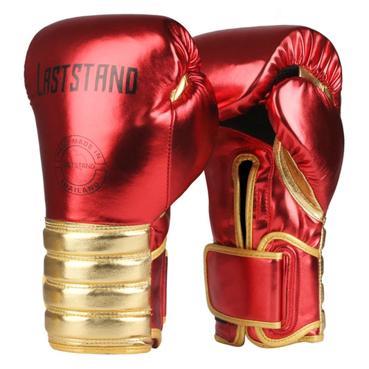LASTSTAND Boxing Gloves Durable Metal Color Kids Adult Women Men's Boxing Gloves Punching Bag Training Muay Thai MMA Gloves 6-12