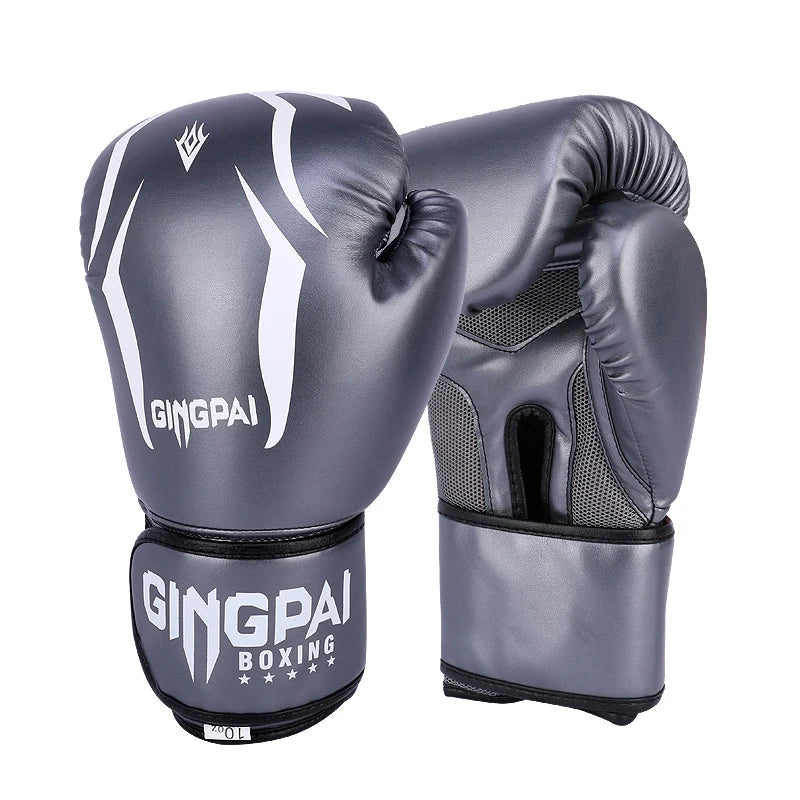 6 8 10 12 OZ Adults Kids Women/Men Boxing Gloves PU Leather MMA Muay Thai Fashionable Boxe De Luva Mitts Sanda GYM Equipments