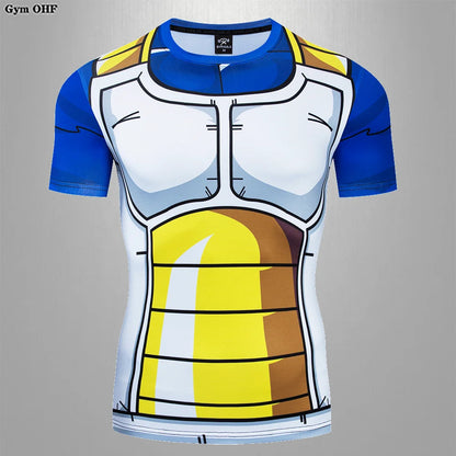 MMA Rashguard Jiu Jitsu Bjj T-Shirt Men Compression Shirts Quick Dry Gym Running Sports Tops Tee Boxing Jersey Mens T Shirt