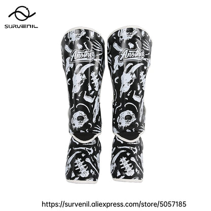 Shin Guards Kickboxing Muay Thai Leg Instep Protection Pads Men MMA Kicking Sparring BJJ Karate Boxing Taekwondo Training Gear