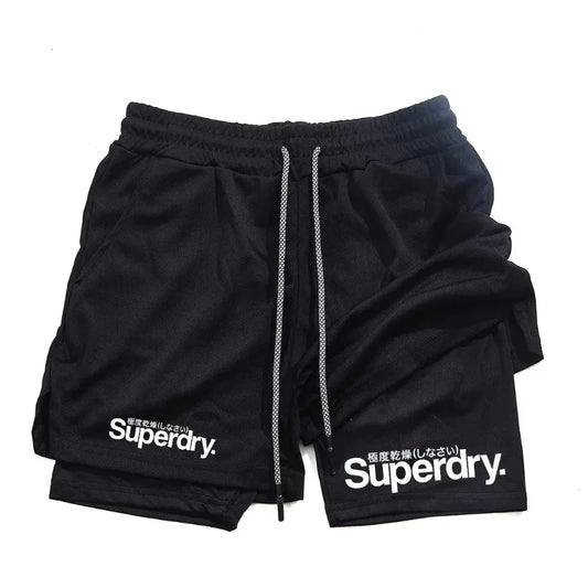 Shorts Masculino 2 em 1 — Treino e Corrida