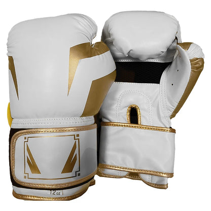 6oz, 8oz, 10oz, 12oz, 14oz, 16oz Boxing Gloves, PU Leather Breathable Professional Boxing Gloves Taekwondo, Muay Thai