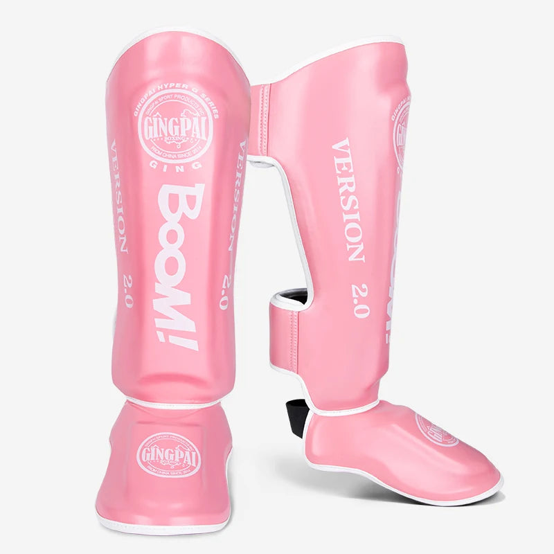 Children Adults Kickboxing Boxing Muay Thai Boxing Shin Guards Ankle Foot Protection Shield Martial Arts Training Equipment