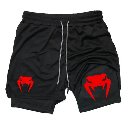 Shorts Masculino 2 em 1 — Estampado
