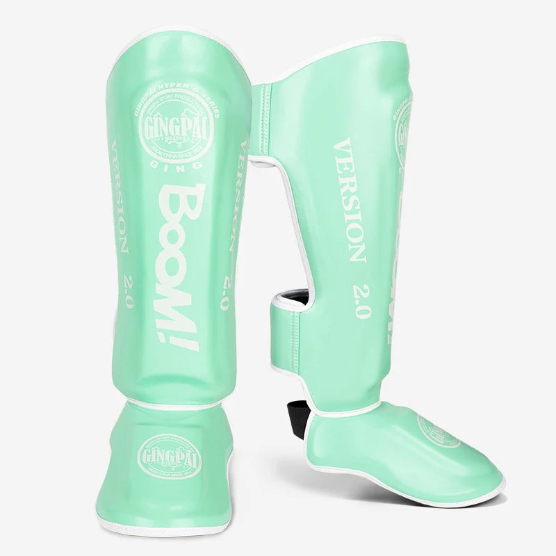 Children Adults Kickboxing Boxing Muay Thai Boxing Shin Guards Ankle Foot Protection Shield Martial Arts Training Equipment