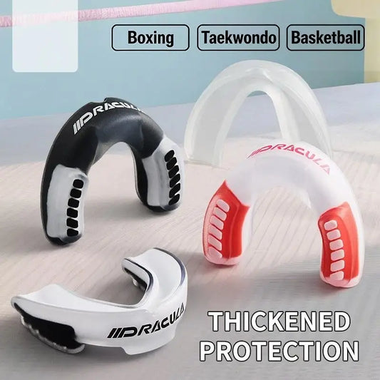 Adult Mouth Guard Shock Absorb Teeth Protector For Muay Thai Boxing MMA Rugby Fighting And Daily Training Activities