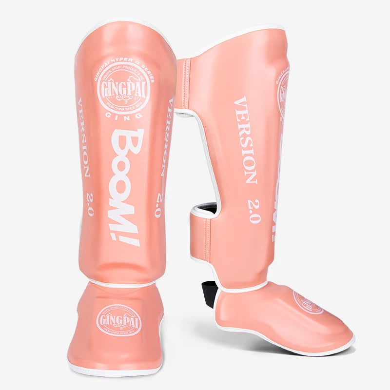Children Adults Kickboxing Boxing Muay Thai Boxing Shin Guards Ankle Foot Protection Shield Martial Arts Training Equipment