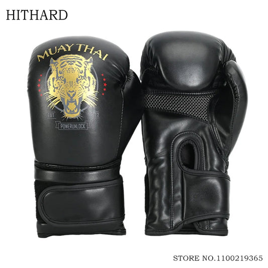 Kick Boxing Gloves PU Leather Muay Thai Gloves Men Women Kids Fighting Kickboxing Glove MMA Sanda Karate Punching Training Glove