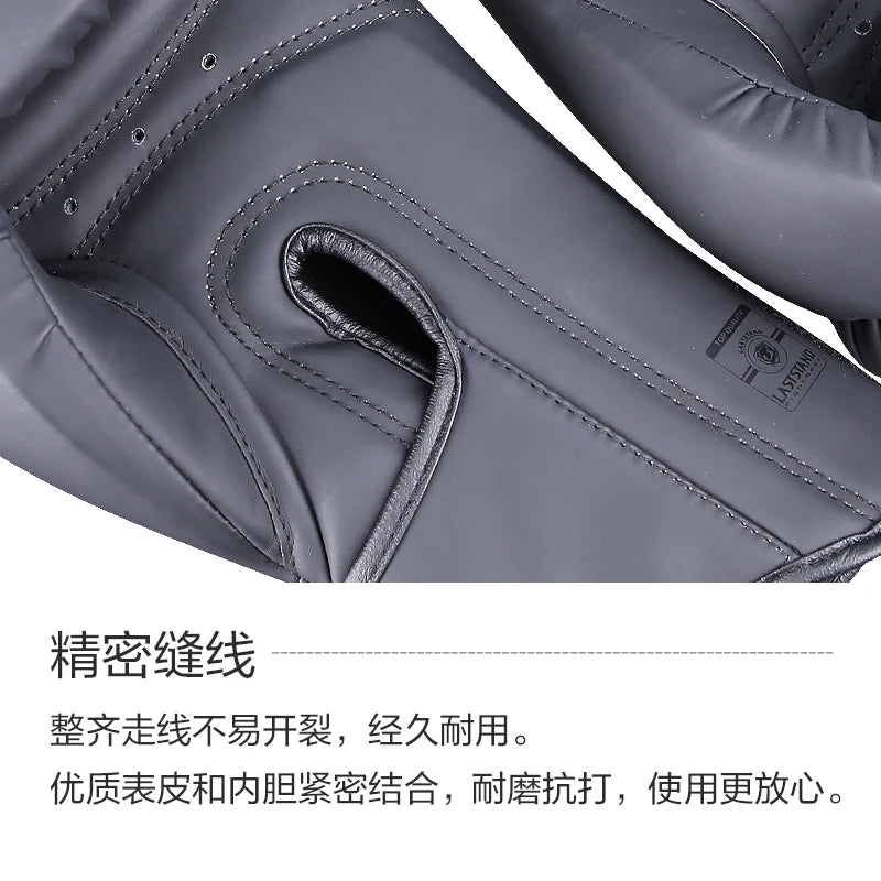 Boxing Gloves 8 10 12 14OZ PU Leather Muay Thai Guantes De Boxeo Sanda Free Fight MMA Kick Boxing Training Glove For Men Women