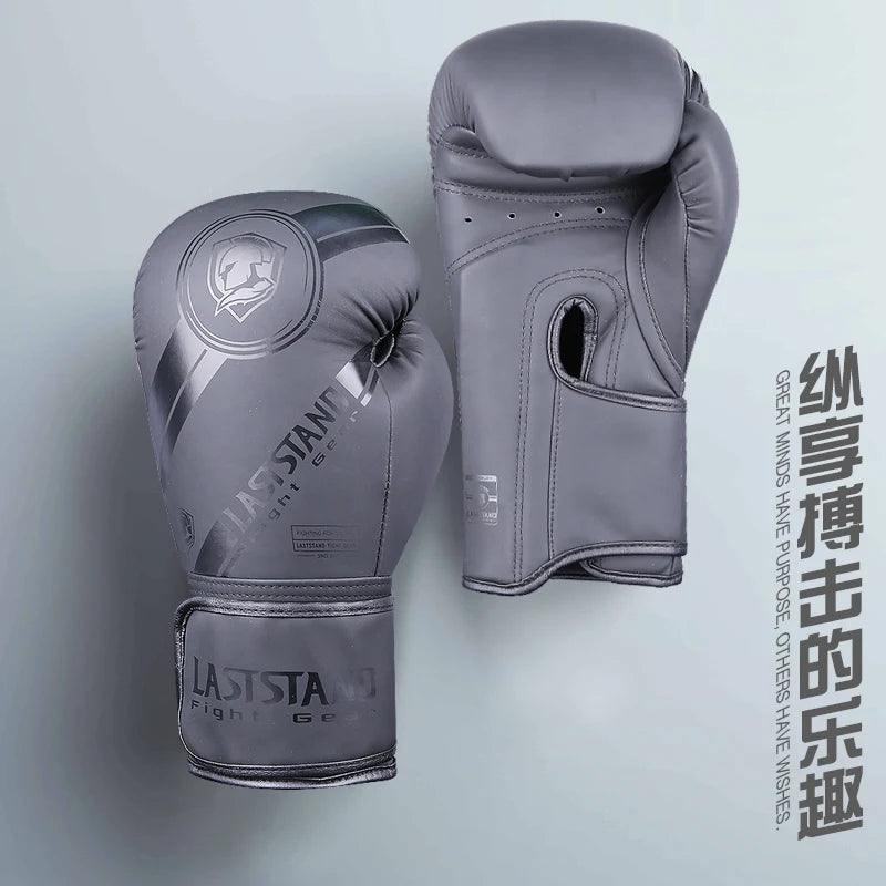 Boxing Gloves 8 10 12 14OZ PU Leather Muay Thai Guantes De Boxeo Sanda Free Fight MMA Kick Boxing Training Glove For Men Women