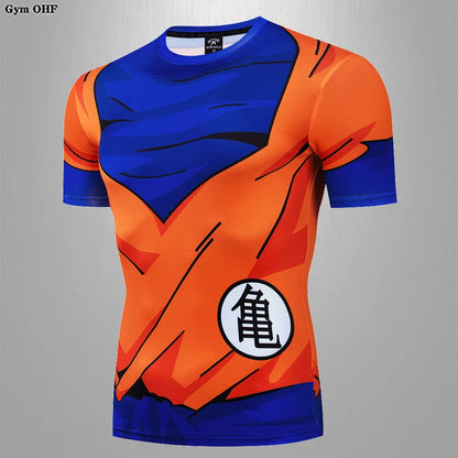 MMA Rashguard Jiu Jitsu Bjj T-Shirt Men Compression Shirts Quick Dry Gym Running Sports Tops Tee Boxing Jersey Mens T Shirt