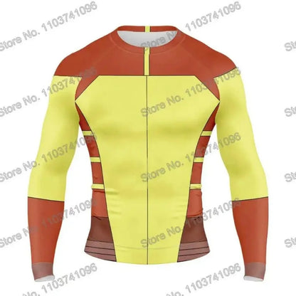 Invincible Cosplay Rash Guard Diving T Shirt BJJ RashGuard Long Short Sleeve MMA Clothing Men Women Viltrumite Gym Shirt Costume
