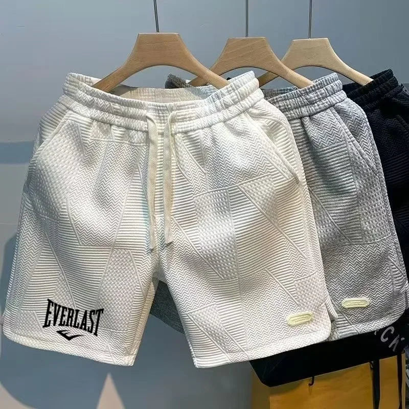 Bermuda Masculina Estampada em Poliéster