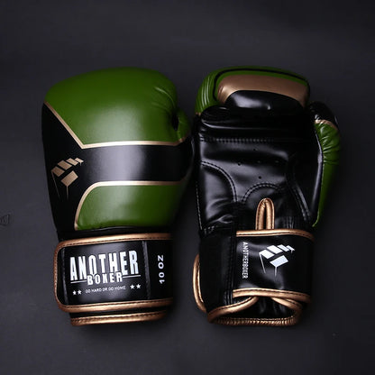 Kick Boxing Gloves 10/12/14oz/16oz PU Leather Professional Muay Thai MMA Kickboxing Glove Silver Sandbag Punch Training Gear