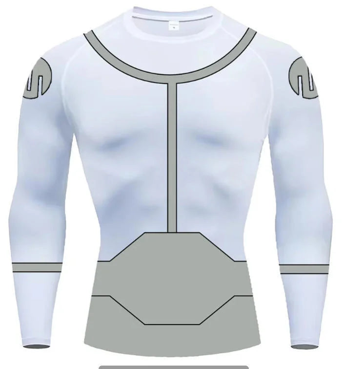 Invincible Cosplay Rash Guard Diving T Shirt BJJ RashGuard Long Short Sleeve MMA Clothing Men Women Viltrumite Gym Shirt Costume