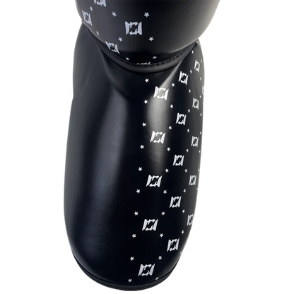 High Quality Black Professional Kids Boxing Training Shin Guard Adults Kickboxing Sanda Boxing Leggings Ankle Protection for M