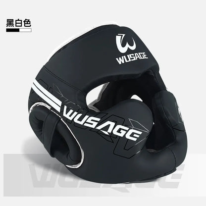 Kick Boxing Helmet Karate Muay Thai Guantes De Boxeo Free Fight Headgear MMA Head Guard Sanda Training Adults Kids Equipment