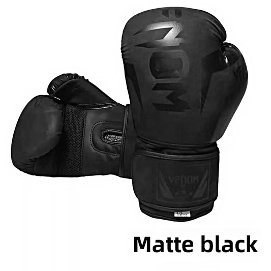 6oz, 8oz, 10oz, 12oz, 14oz, 16oz Boxing Gloves, PU Leather Breathable Professional Boxing Gloves Taekwondo, Muay Thai