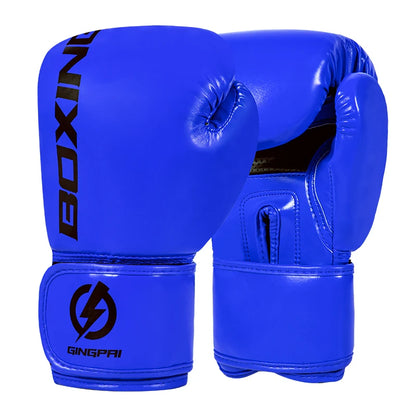 4/6/8/10/12oz Boxing Gloves Professional Adult Sanda Muay Thai Fighting Gloves Men Kid Women Training Sandbag Free Fight MMA