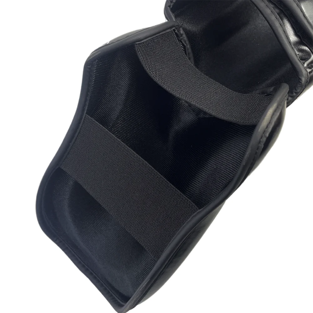 High Quality Black Professional Kids Boxing Training Shin Guard Adults Kickboxing Sanda Boxing Leggings Ankle Protection for M