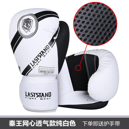 Boxing Gloves 8 10 12 14OZ PU Leather Muay Thai Guantes De Boxeo Sanda Free Fight MMA Kick Boxing Training Glove For Men Women