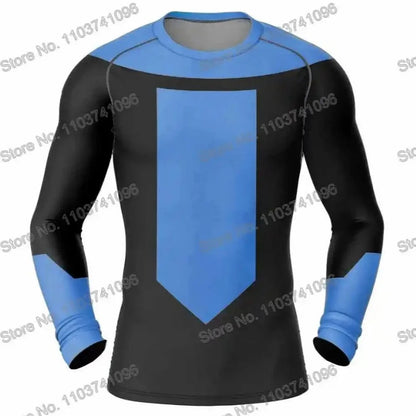 Invincible Cosplay Rash Guard Diving T Shirt BJJ RashGuard Long Short Sleeve MMA Clothing Men Women Viltrumite Gym Shirt Costume