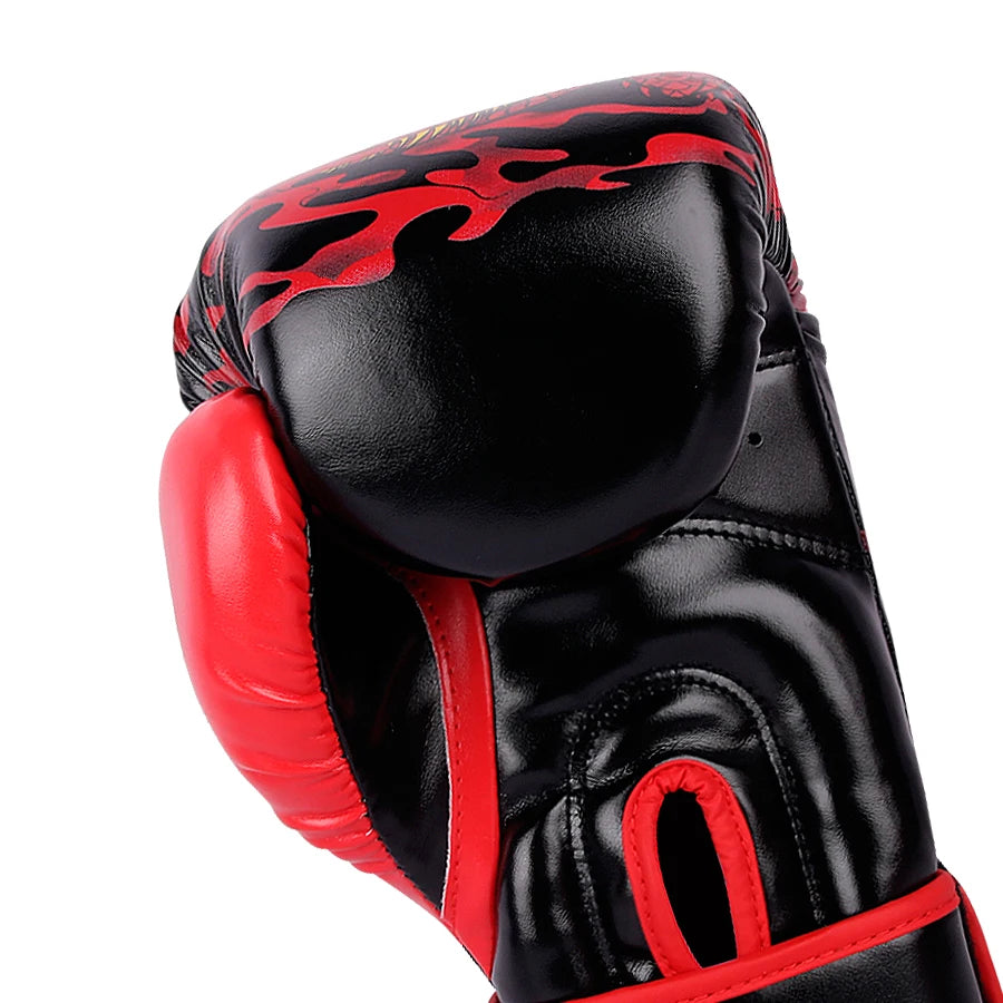 10/12/14OZ Child Adult Muay Thai Boxing Gloves Kickboxing MMA Martial Arts Combat Punching Fight Boxer Mittens Equipment DEO