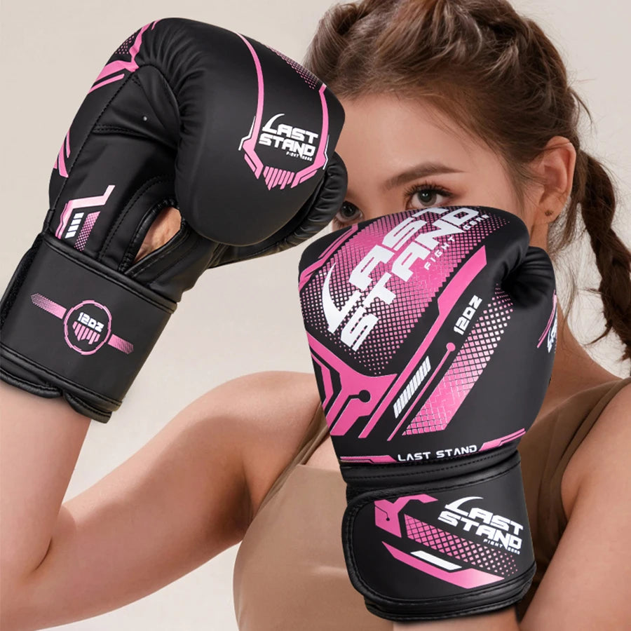 4/6/8/10/12/14/16oz Kids Women/Men Boxing Gloves Sanda Sparring Muay Thai MMA Karate Punch Training Mitts Kickboxing Boxe De Luv