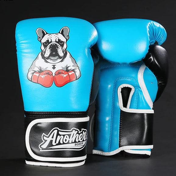 Kick Boxing Gloves 10/12/14oz/16oz PU Leather Professional Muay Thai MMA Kickboxing Glove Silver Sandbag Punch Training Gear