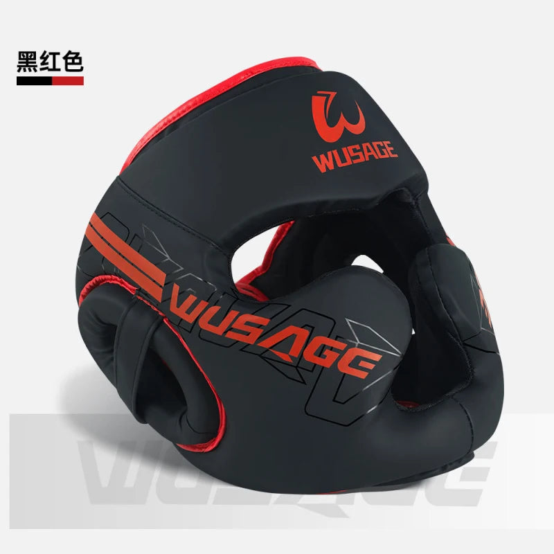 Kick Boxing Helmet Karate Muay Thai Guantes De Boxeo Free Fight Headgear MMA Head Guard Sanda Training Adults Kids Equipment