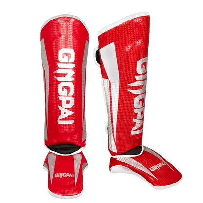 Muay Thai Shin Guard for Combat,Sanda Training,Kid Adult Boxing Leg Protectors With Reinforced Toe Durable Ankle Shin Protection