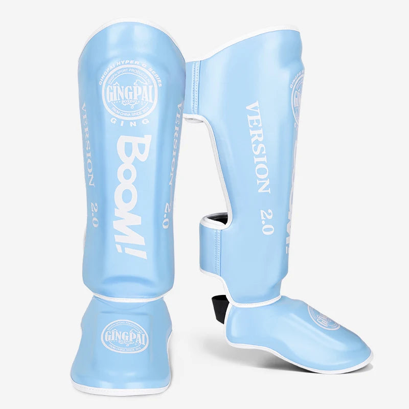 Children Adults Kickboxing Boxing Muay Thai Boxing Shin Guards Ankle Foot Protection Shield Martial Arts Training Equipment