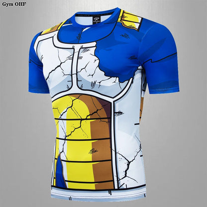 MMA Rashguard Jiu Jitsu Bjj T-Shirt Men Compression Shirts Quick Dry Gym Running Sports Tops Tee Boxing Jersey Mens T Shirt