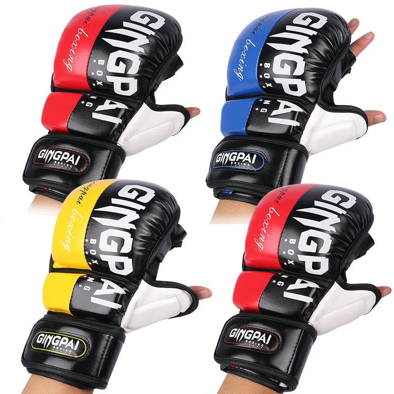 MMA Fight Training Sparing Gloves Muay Thai Gloves Muay Thai Grappling Glove Sanda Pads Box Taekwondo Boxers Gloves