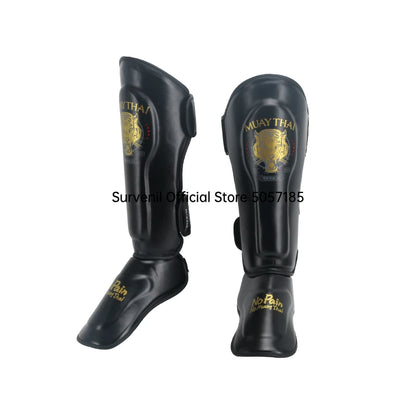Shin Guards Kickboxing Muay Thai Leg Instep Protection Pads Men MMA Kicking Sparring BJJ Karate Boxing Taekwondo Training Gear