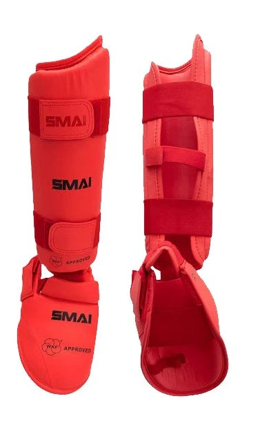 New SMAI karate Leg protectors foot protector WKF SHIN INSTEP good quality protector special shank /shin protectors Italy