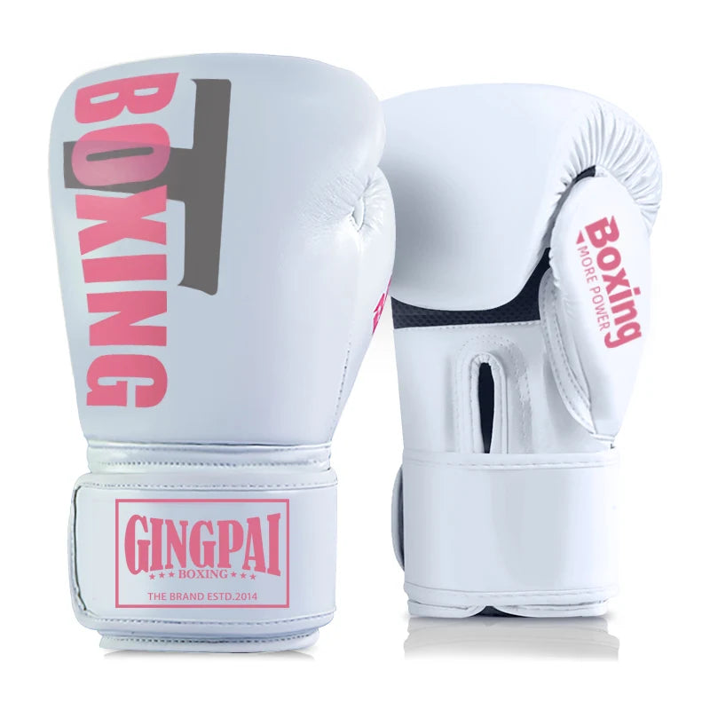 6-12oz Boxing gloves for adults children men Sanda professional women Muay Thai teenagers beginners boxing training equipment