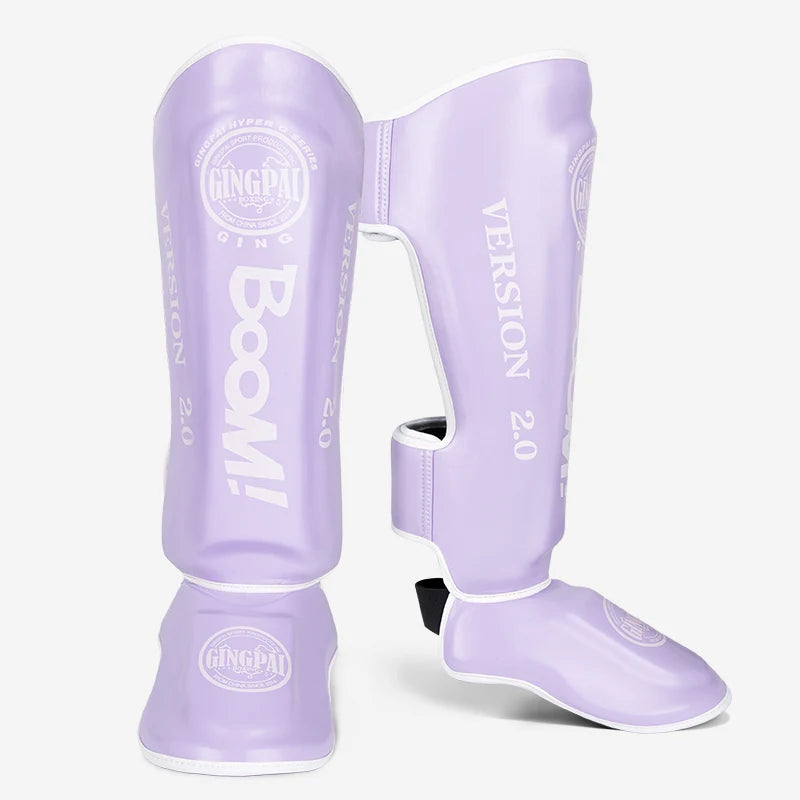 Children Adults Kickboxing Boxing Muay Thai Boxing Shin Guards Ankle Foot Protection Shield Martial Arts Training Equipment