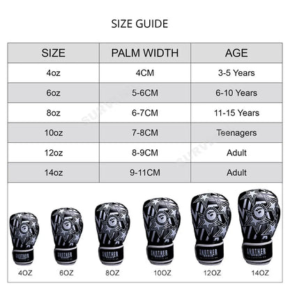 Kick Boxing Gloves 10/12/14oz/16oz PU Leather Professional Muay Thai MMA Kickboxing Glove Silver Sandbag Punch Training Gear