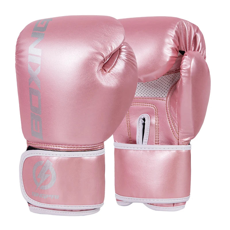 4/6/8/10/12oz Boxing Gloves Professional Adult Sanda Muay Thai Fighting Gloves Men Kid Women Training Sandbag Free Fight MMA