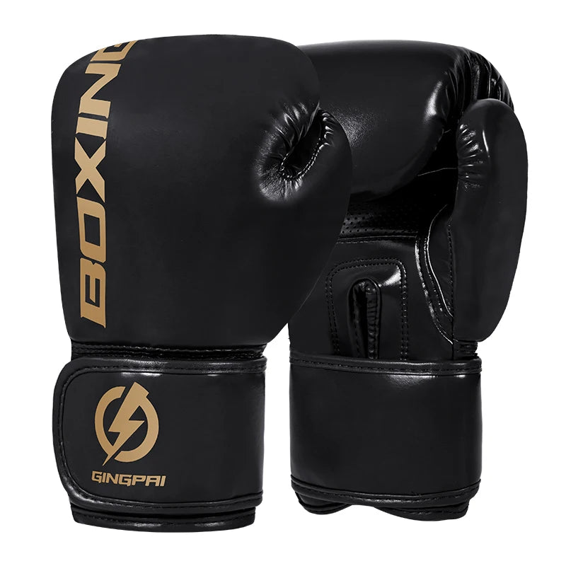 4/6/8/10/12oz Boxing Gloves Professional Adult Sanda Muay Thai Fighting Gloves Men Kid Women Training Sandbag Free Fight MMA