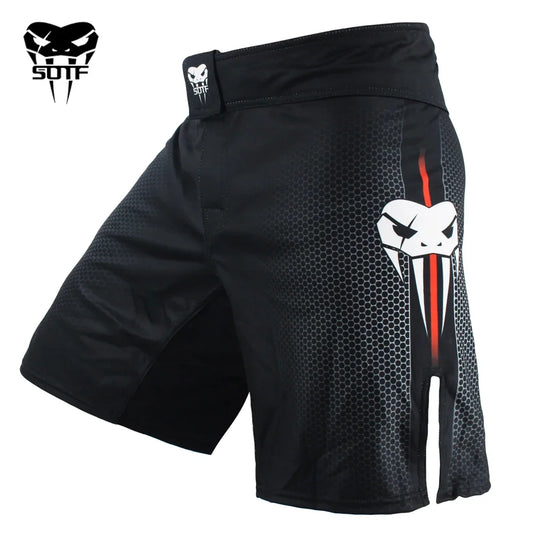 Shorts de Luta em Poliéster — SOTF DK1