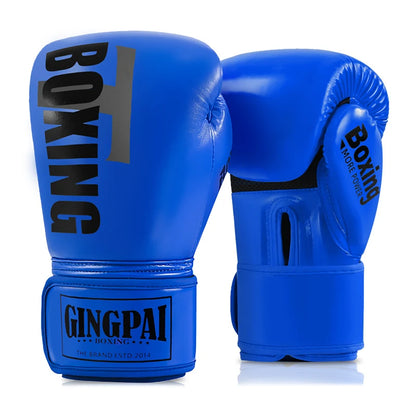 6-12oz Boxing gloves for adults children men Sanda professional women Muay Thai teenagers beginners boxing training equipment