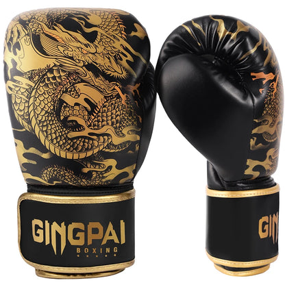 10/12/14OZ Child Adult Muay Thai Boxing Gloves Kickboxing MMA Martial Arts Combat Punching Fight Boxer Mittens Equipment DEO